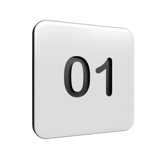 Pure Locker Number Cards