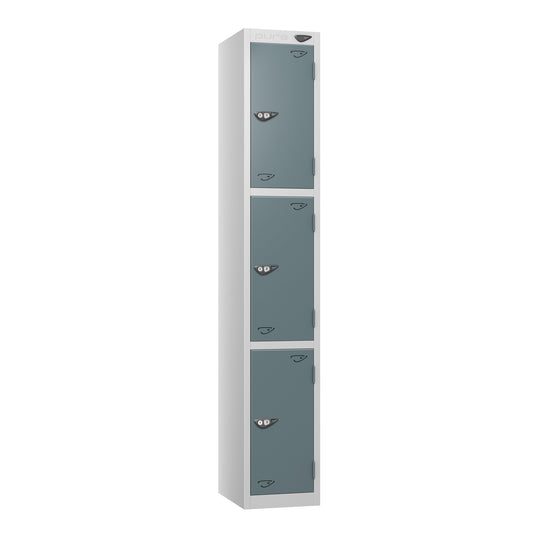 Pure Prime Standard 3 Tier Locker - Pearl Silver Carcass