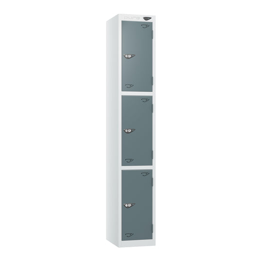 Pure Prime Standard 3 Tier Locker - Artic White Carcass