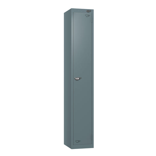 Pure Prime Standard 1 door Single Tier Locker - Slate Grey Carcass