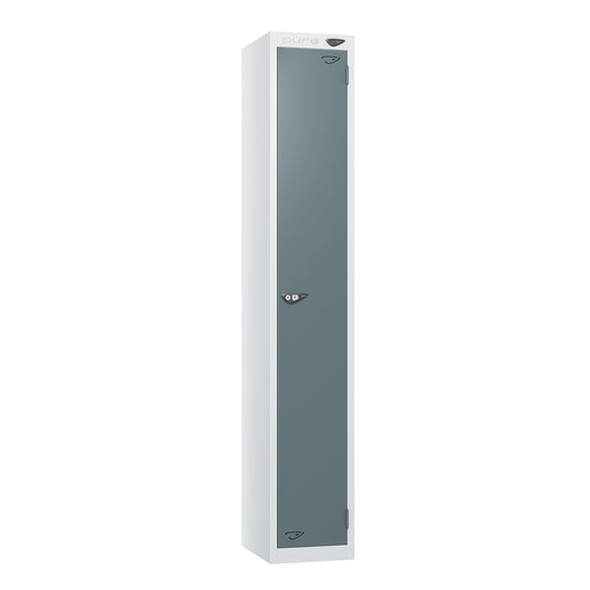 Pure Prime Standard 1 door Single Tier Locker - Artic White Carcass