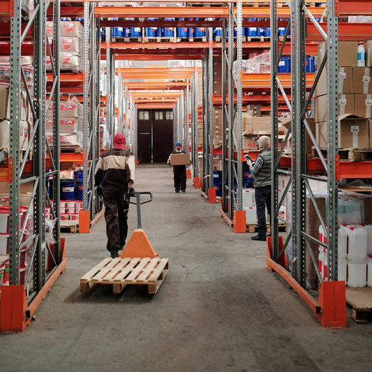 Handling Equipment in a Busy Warehouse