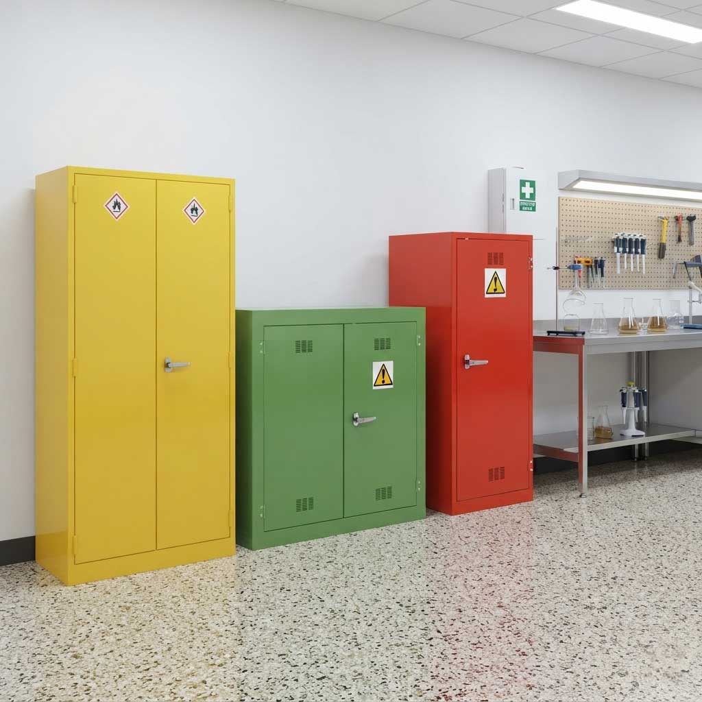 COSHH Cabinets: Choosing the Right Hazardous Materials Storage for Your Site