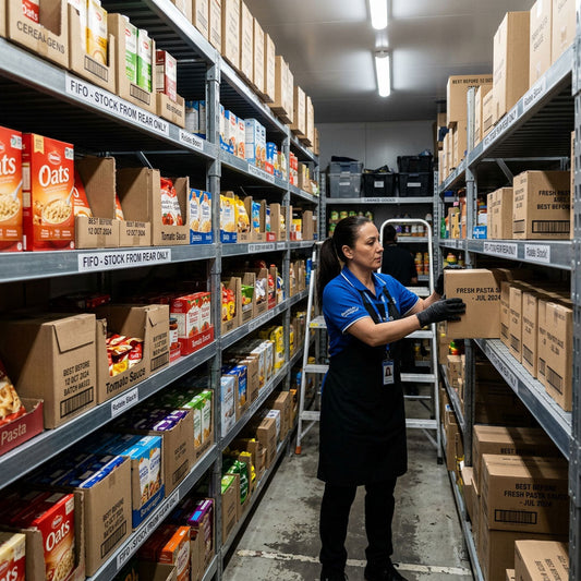 FIFO-Friendly Shelving Layouts