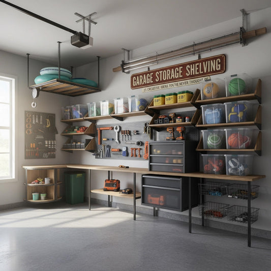Garage Storage Shelving: 25 Creative Ideas.