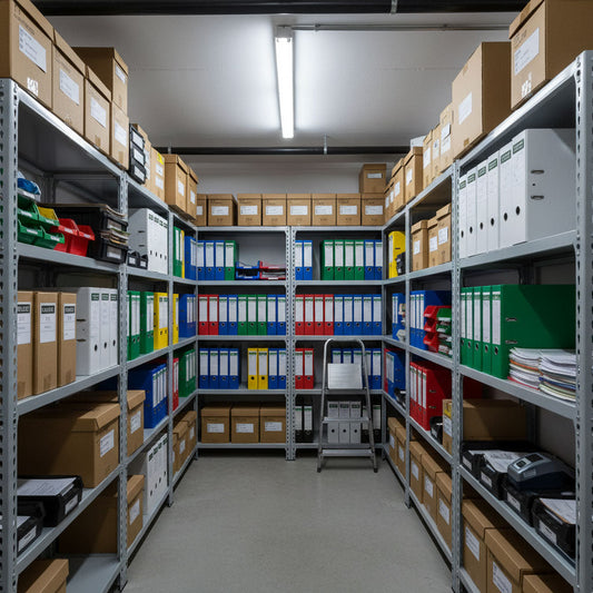 Installing metal shelving in small spaces