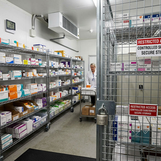 Secure Storage for Cold Rooms
