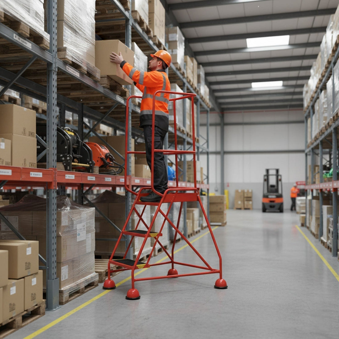 The Art of Heavy Lifting: Warehouse Steps and Access