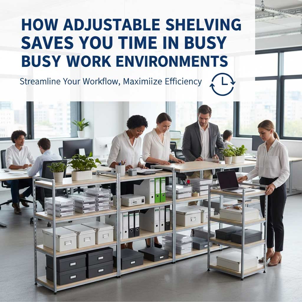 How Adjustable Shelving Saves You Time in Busy Work Environments