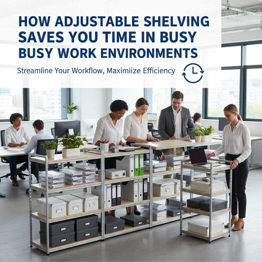 How Adjustable Shelving Saves You Time in Busy Work Environments