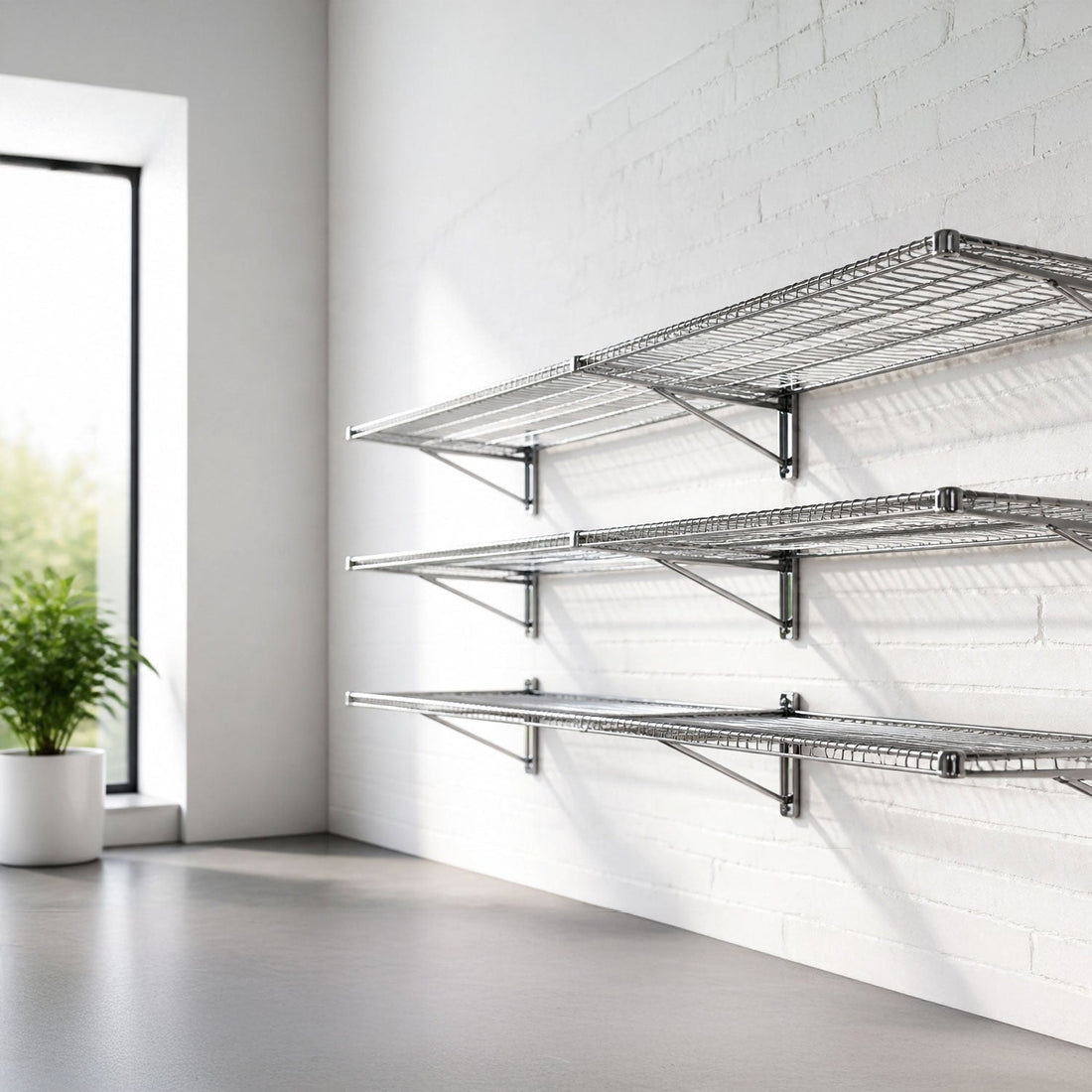 Cantilever Wall Shelving for Retail, Garages, and Warehouses