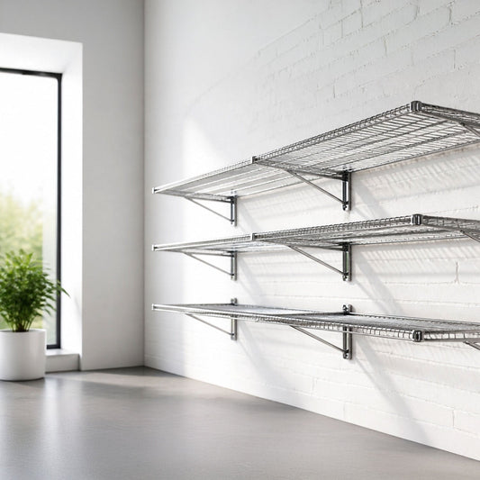 Cantilever Wall Shelving for Retail, Garages, and Warehouses