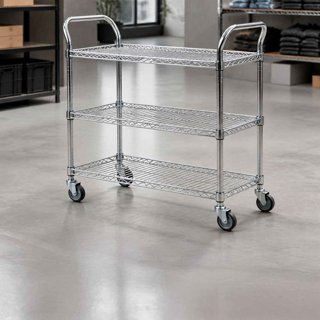 Picking Made Simple: Chrome Wire Basket Trolleys
