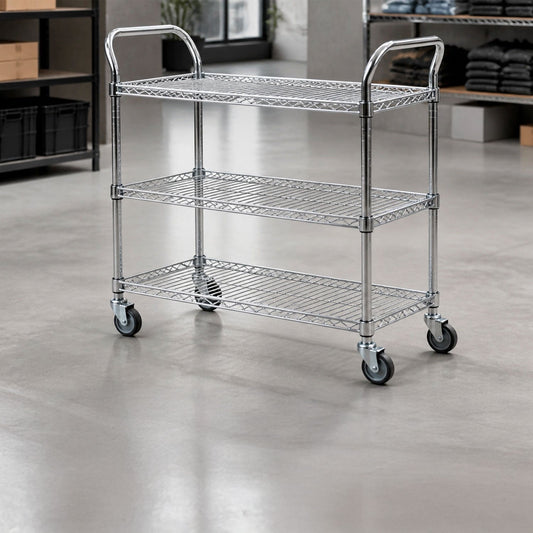 Picking Made Simple: Chrome Wire Basket Trolleys