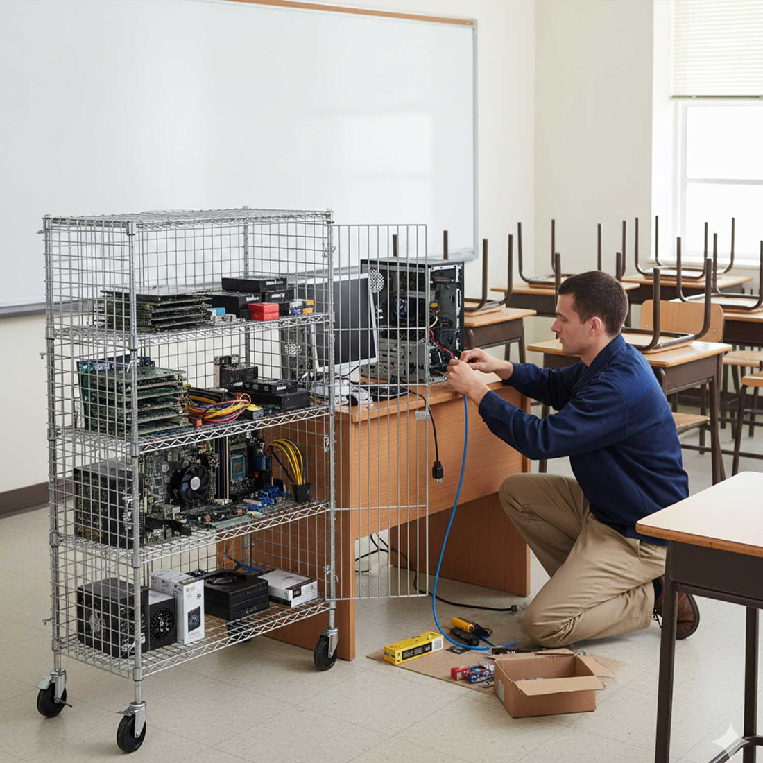 Secure Storage for School Tech