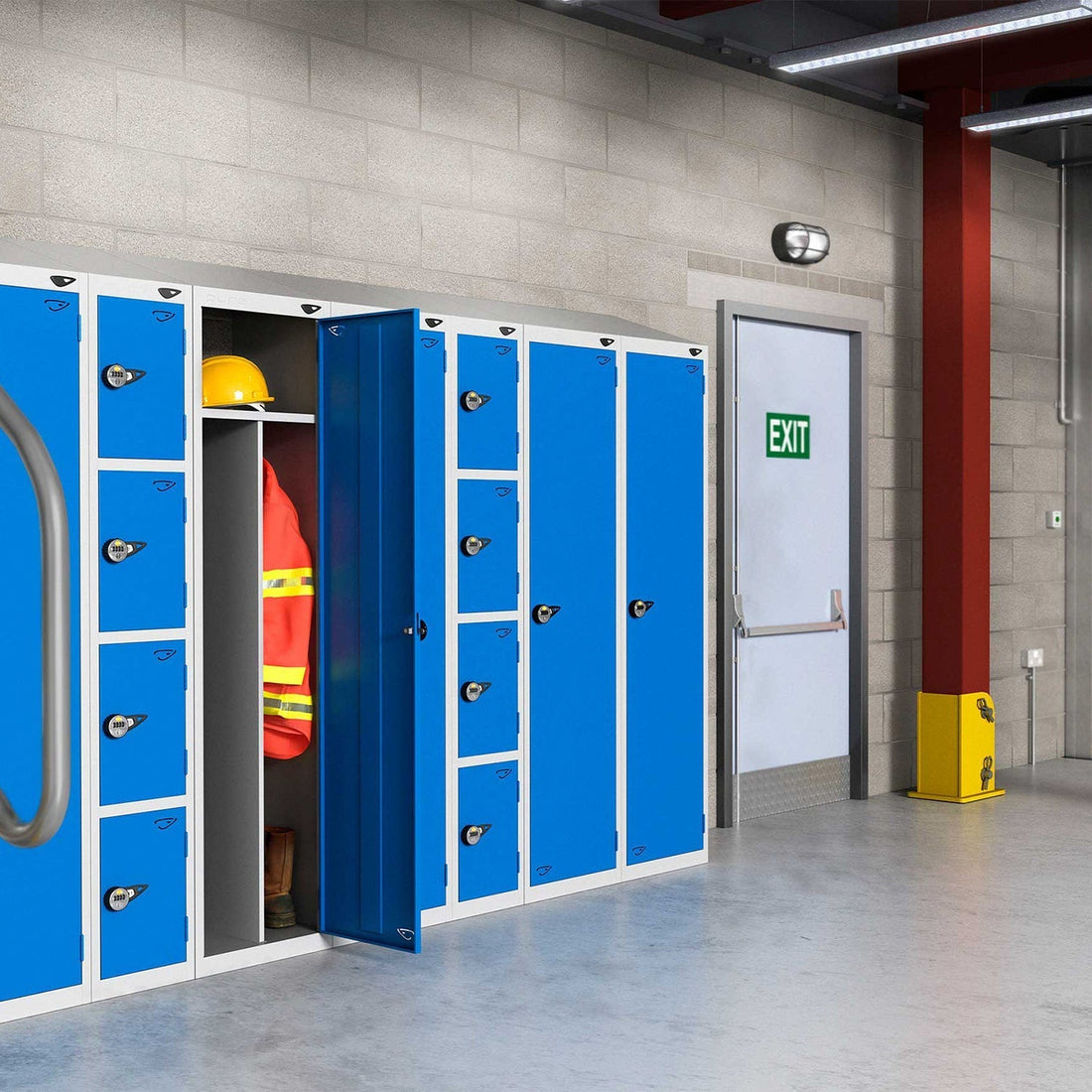 Locker With Storage for Gyms, Schools and Workplaces