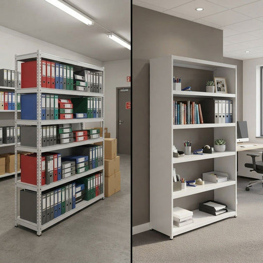 Office Racking vs Office Shelving: Which Do You Actually Need?