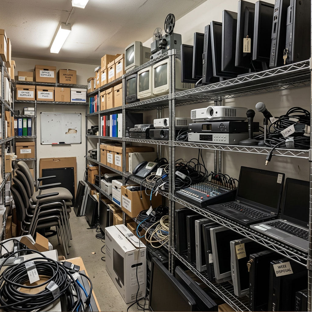 How to Store Office Equipment Safely