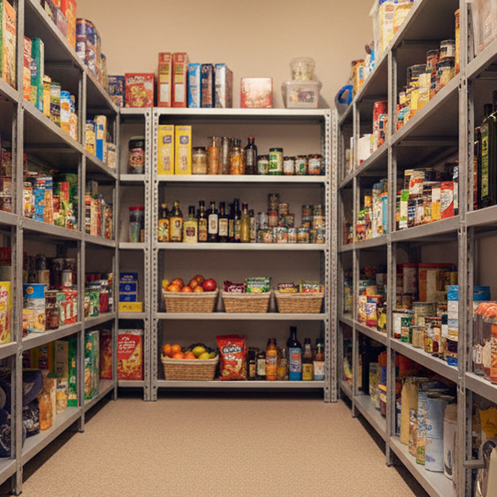 Domestic Storage: Industrial Shelves For Your Pantry?
