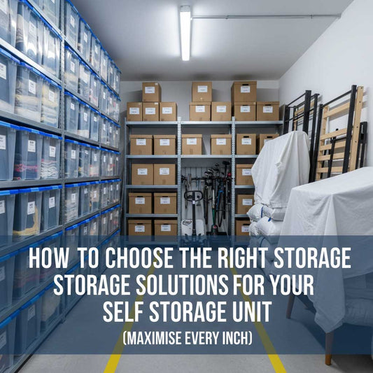 How to Choose the Right Storage Solutions for Your Self Storage Unit