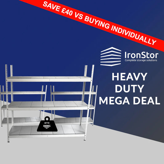Speedrax Heavy Duty 2080mm Tall 3 Bay Mega Bundle