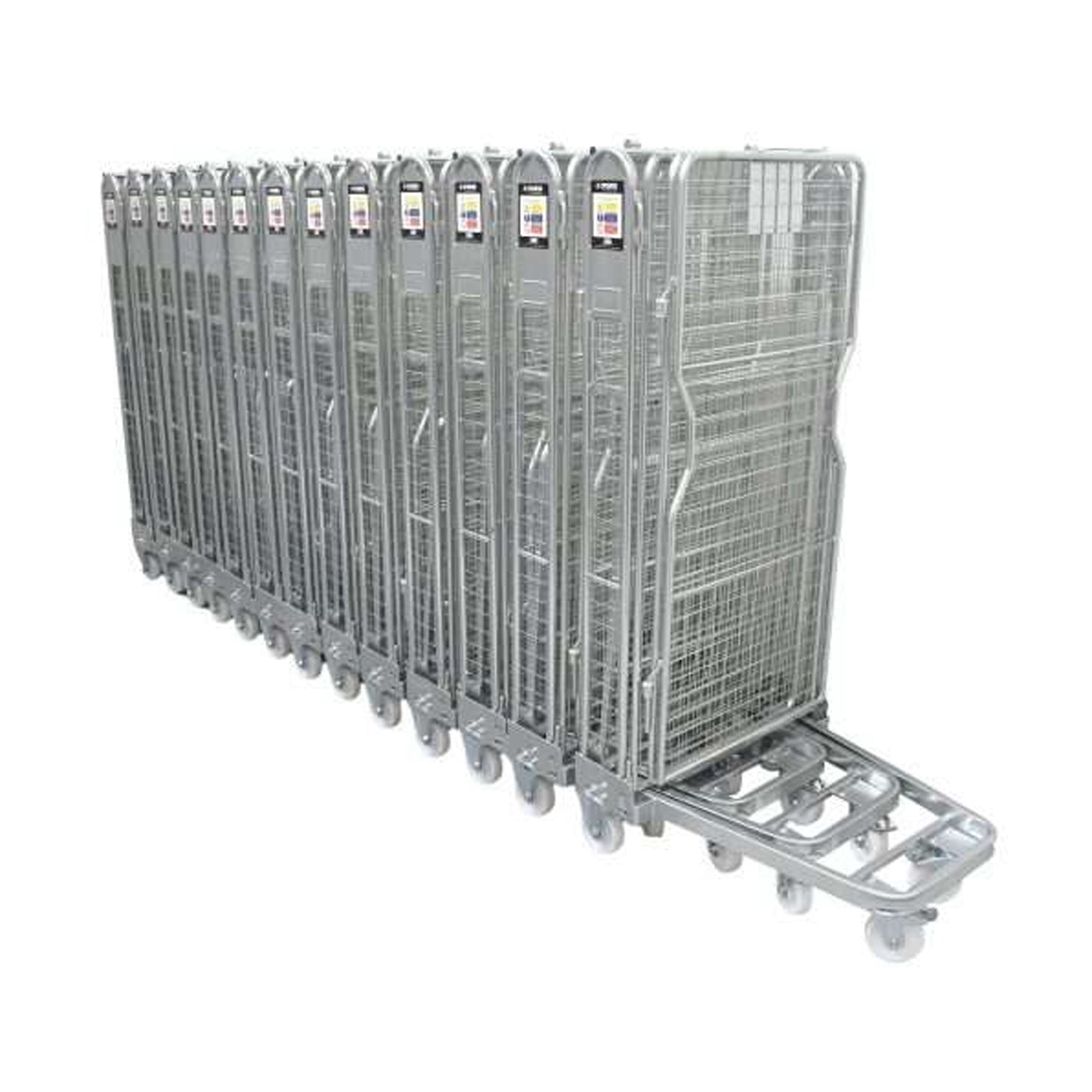 Nestable Roll Cage – 4 Sided with Mesh Infill