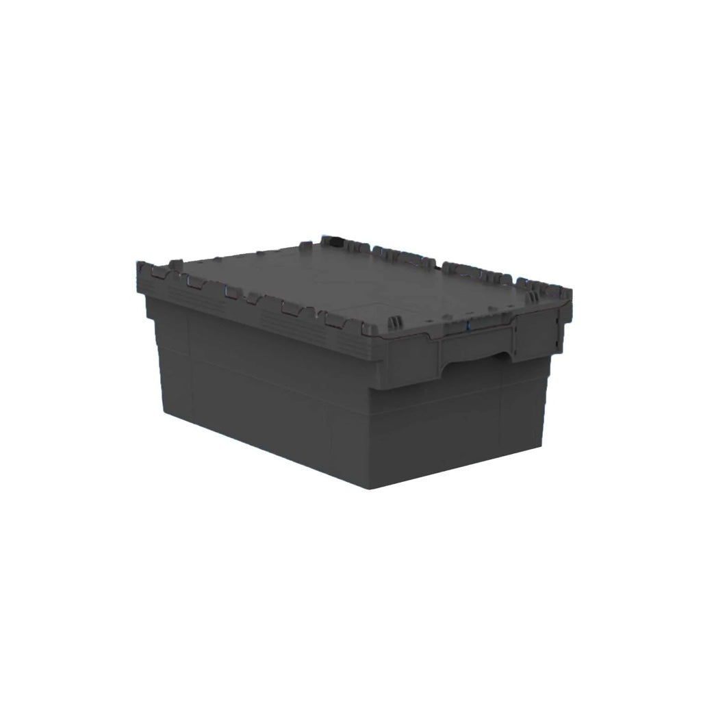 46L Tote Box (Attached Lid Container) 600x400x250mm