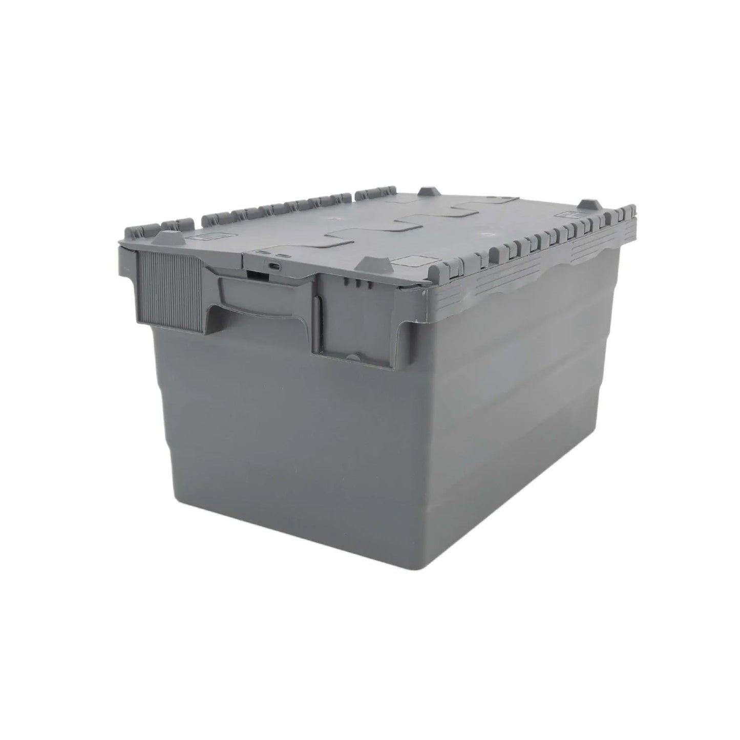 Tote Box – Attached Lid Container – 600x400x320mm