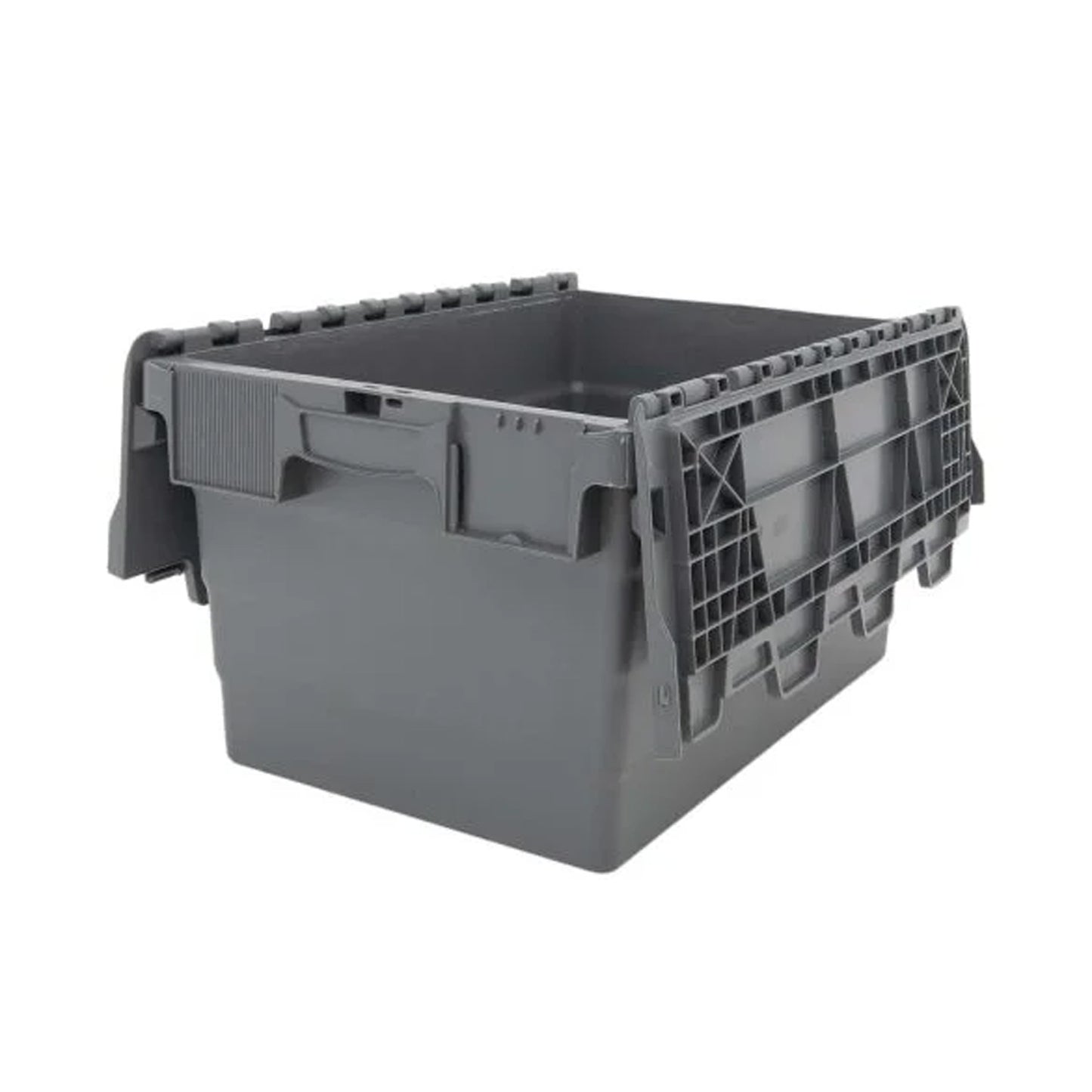 Tote Box – Attached Lid Container – 600x400x320mm
