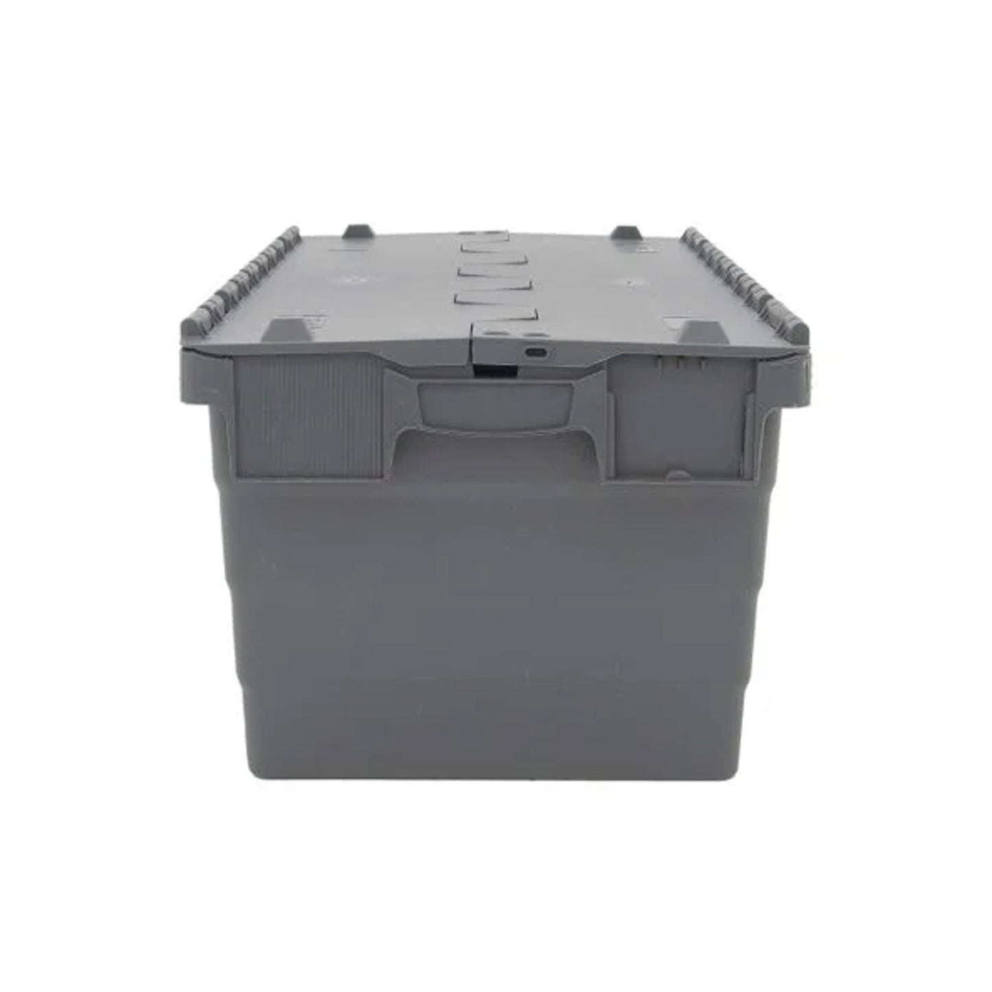 Tote Box – Attached Lid Container – 600x400x320mm