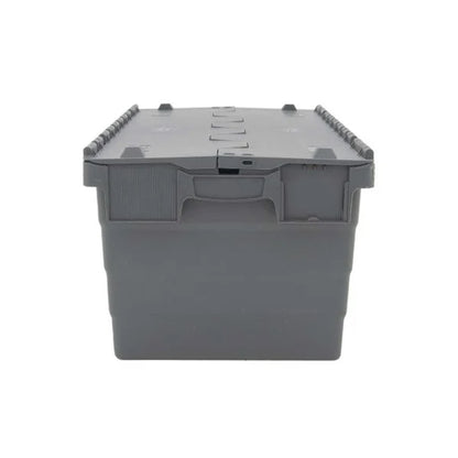 Tote Box – Attached Lid Container – 600x400x320mm