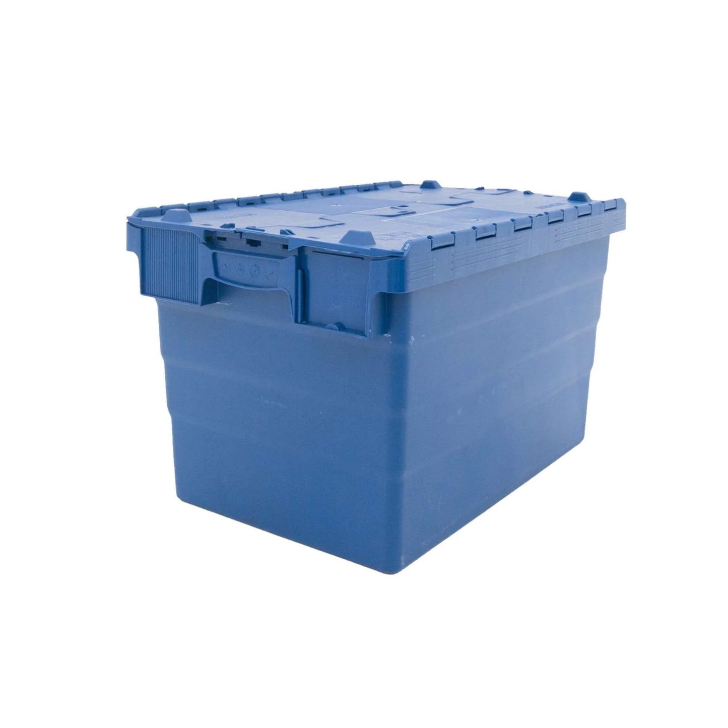 Tote Box – Attached Lid Container – 600x400x365mm