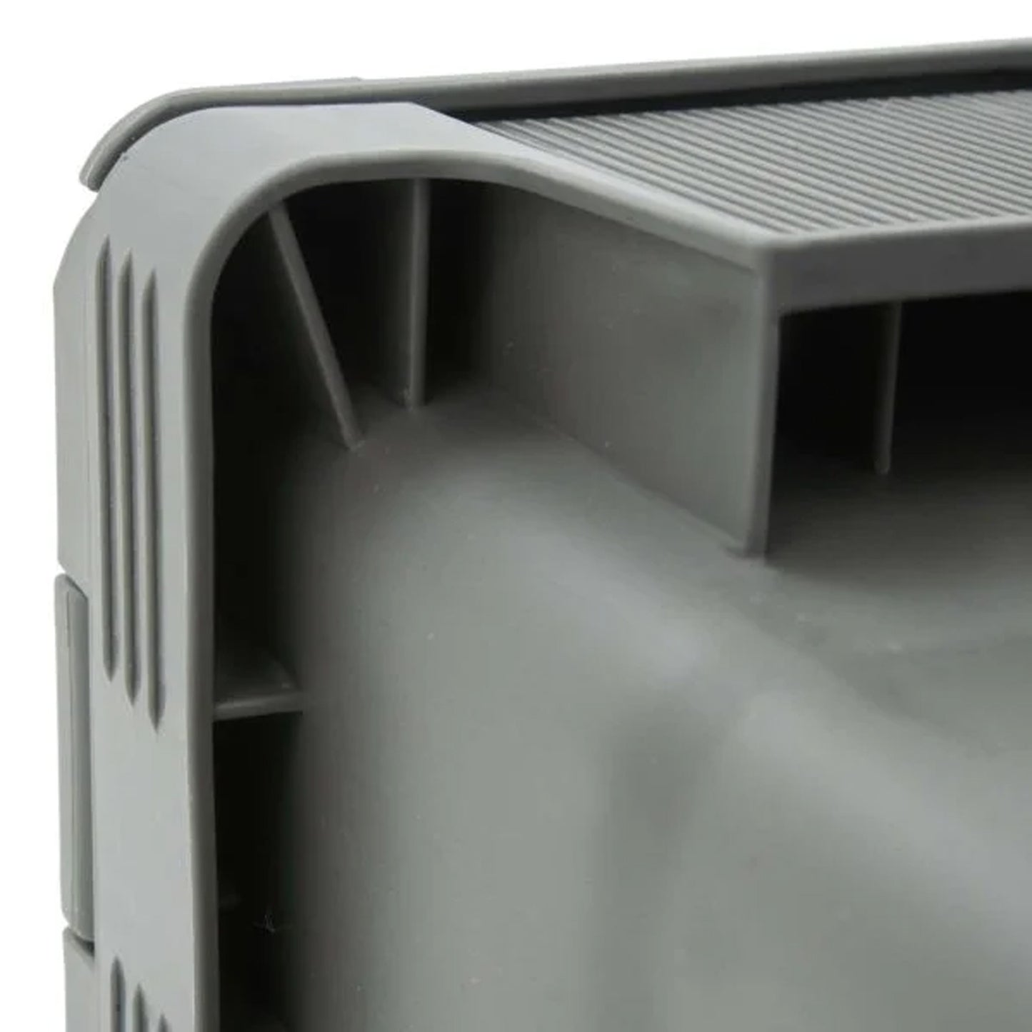 Tote Box – Attached Lid Container – 600x400x365mm