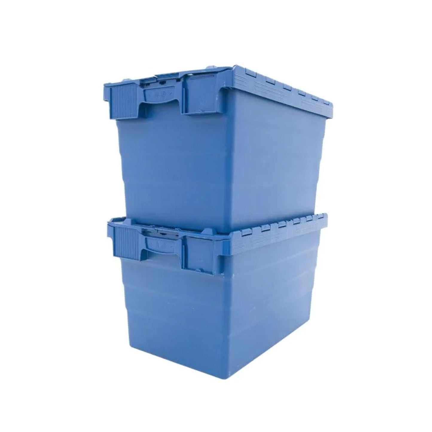 Tote Box – Attached Lid Container – 600x400x365mm