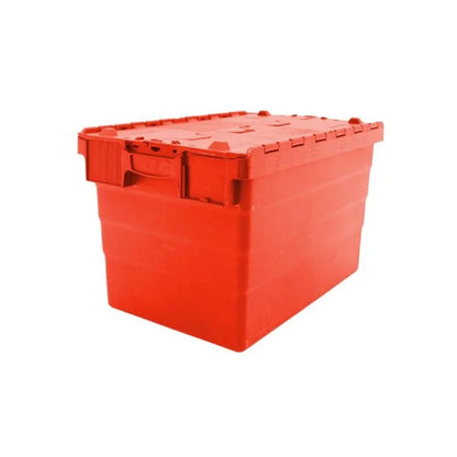 Tote Box – Attached Lid Container – 600x400x365mm