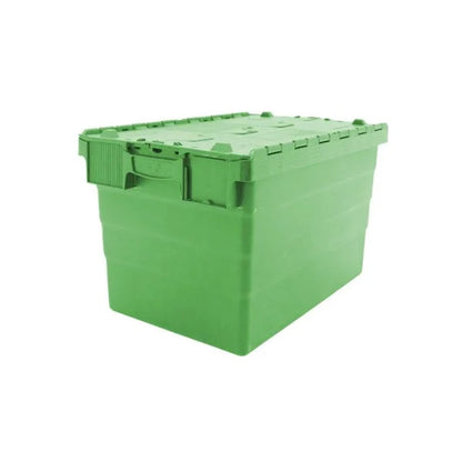 Tote Box – Attached Lid Container – 600x400x365mm