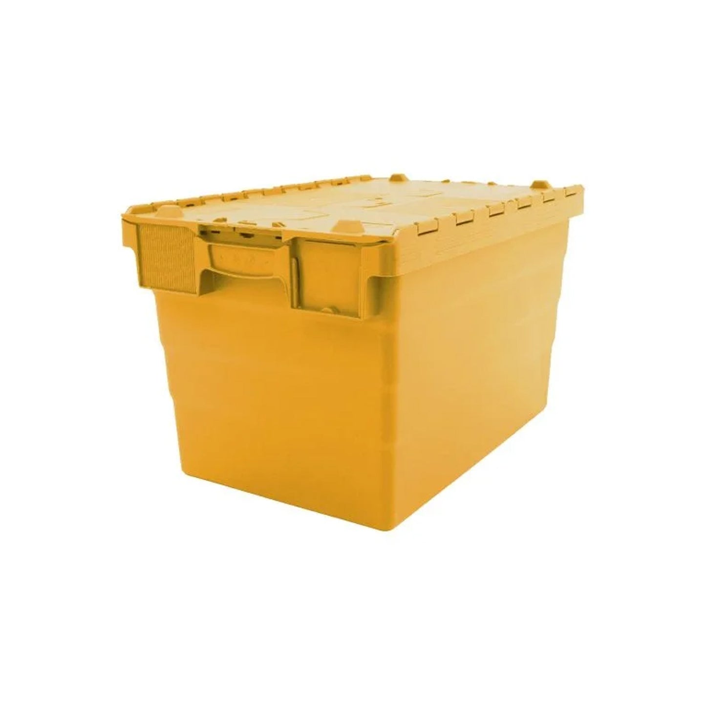 Tote Box – Attached Lid Container – 600x400x365mm