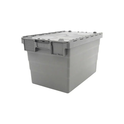 Tote Box – Attached Lid Container – 600x400x365mm