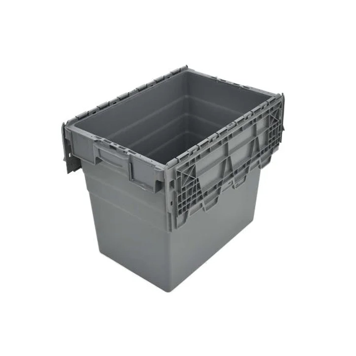 Tote Box – Attached Lid Container – 600x400x516mm