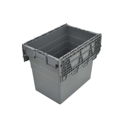 Tote Box – Attached Lid Container – 600x400x516mm