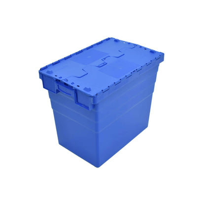 Tote Box – Attached Lid Container – 600x400x516mm