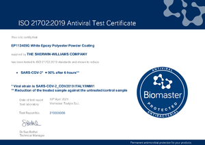 Antiviral test cert -1S021702 – SARS-COV-2