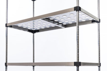 Perforated Stainless Steel Shelving