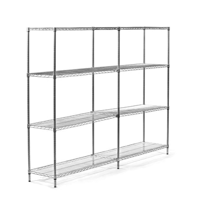 Chorme Wire Shelves with Multiple Levels