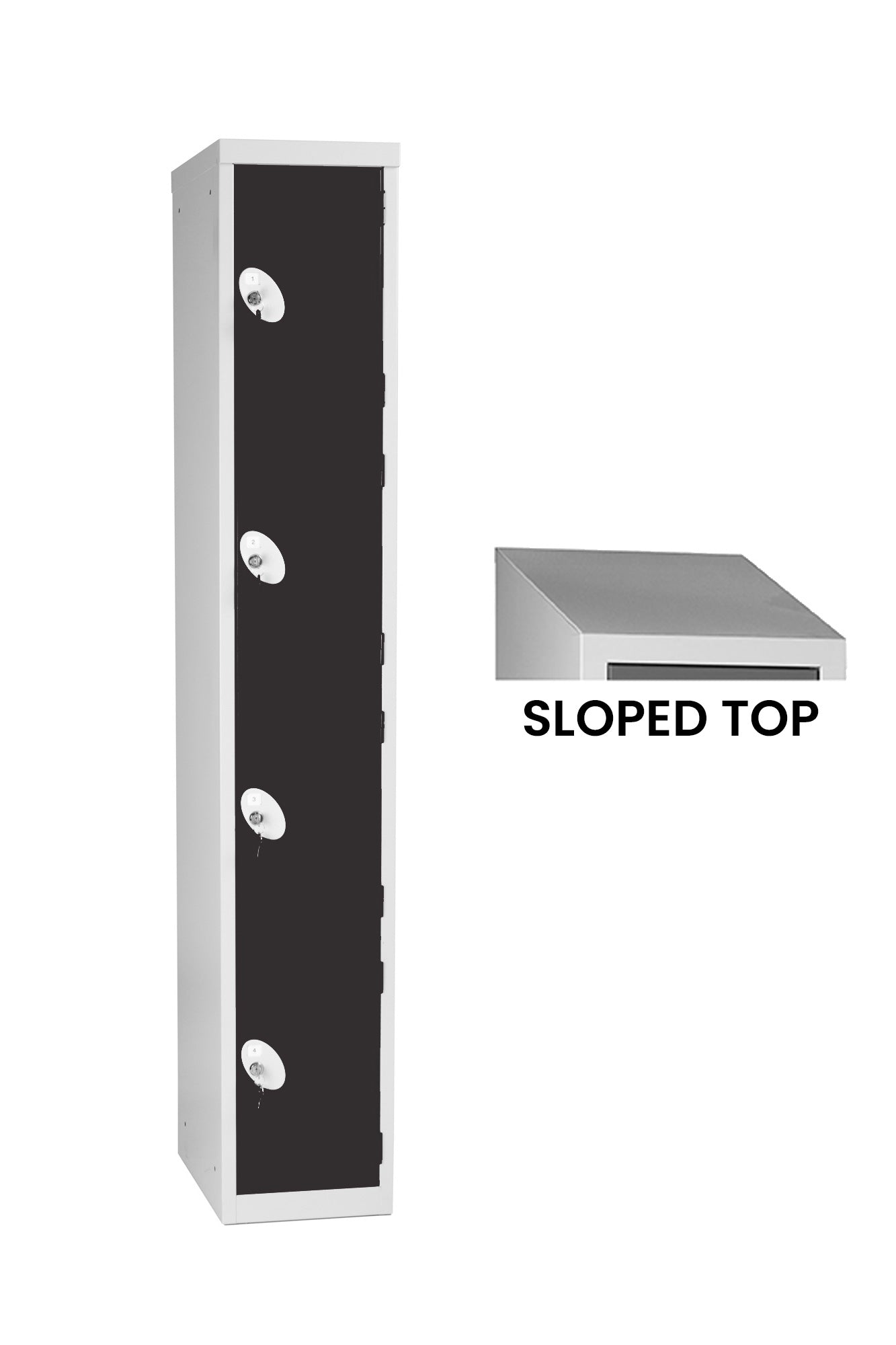 Classic Metal Lockers 4 Tier