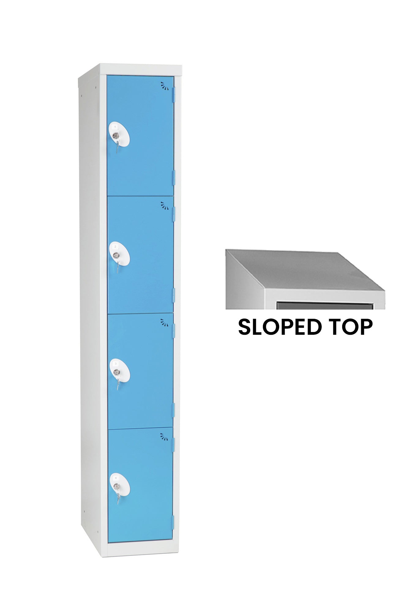 Classic Metal Lockers 4 Tier