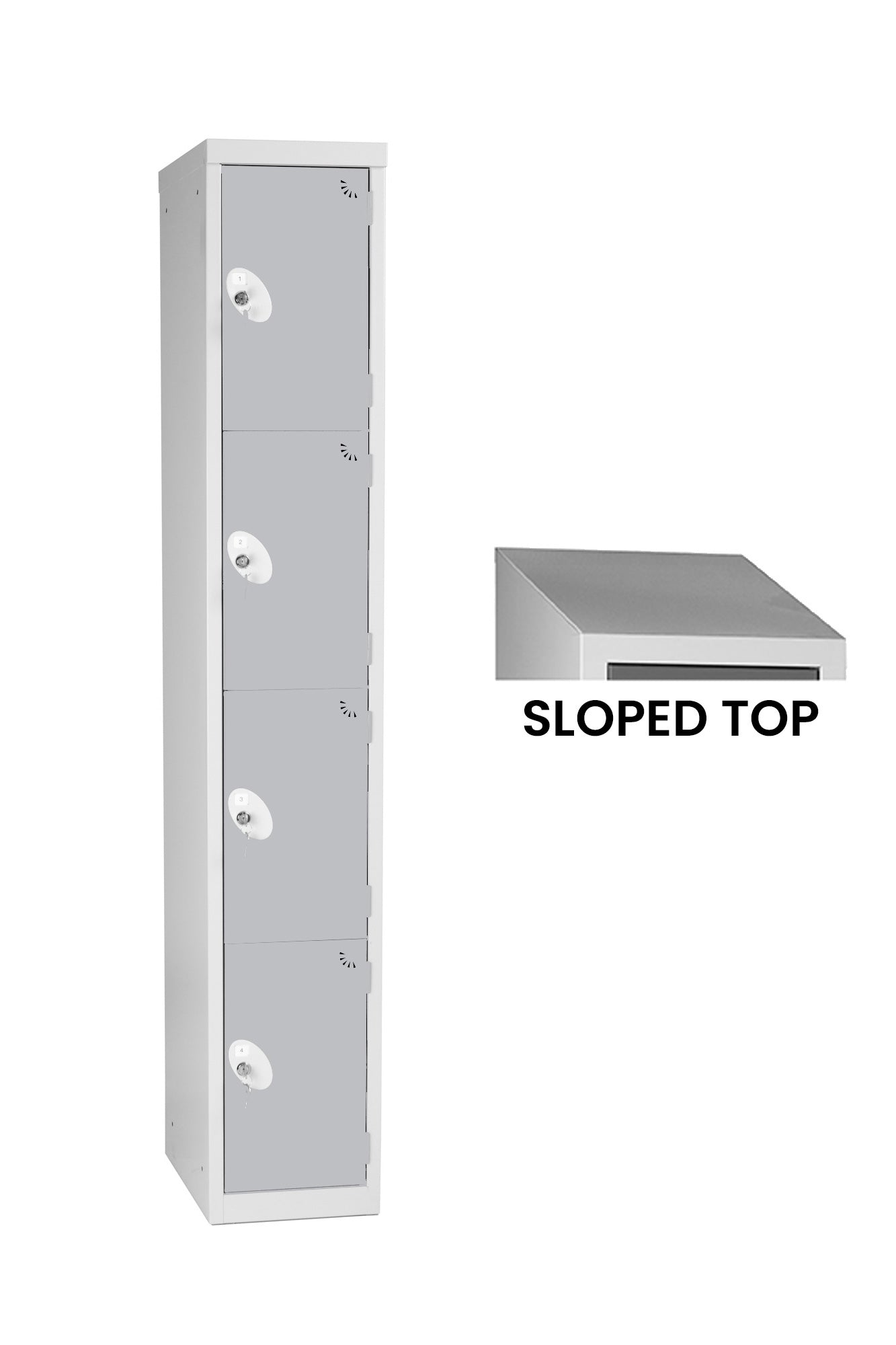 Classic Metal Lockers 4 Tier