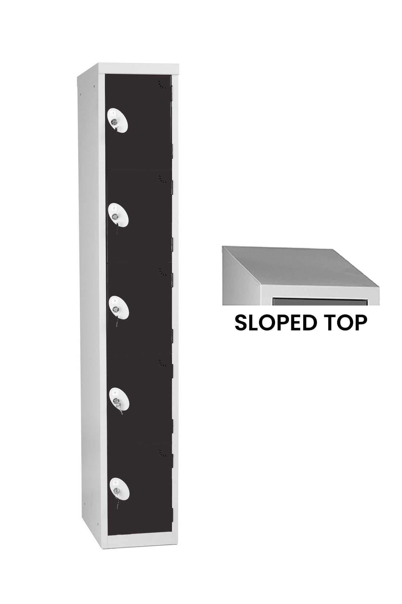 Classic Metal Lockers 5 Tier