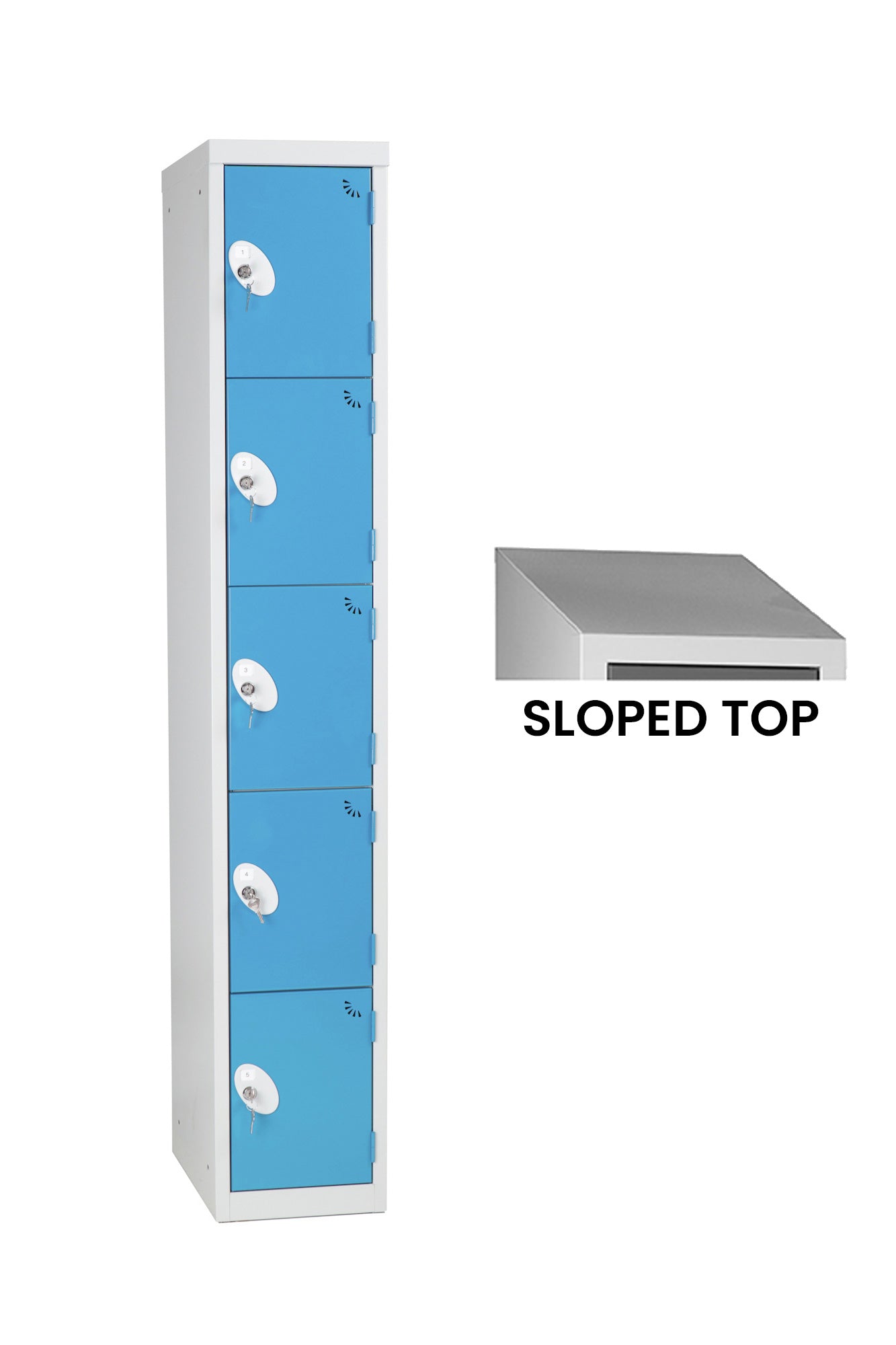 Classic Metal Lockers 5 Tier