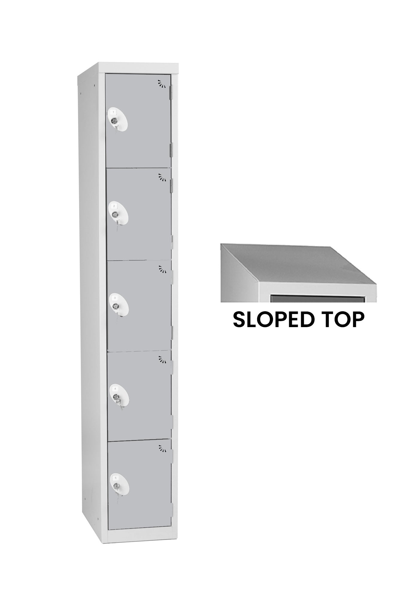 Classic Metal Lockers 5 Tier